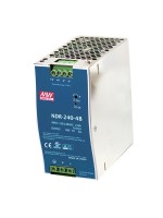 Mean Well 240W 48V DC Industrial DIN Rail Power Supply (-20 to +70°C)