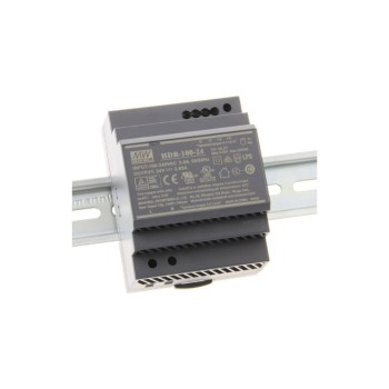 Mean Well DIN Rail Netzgerät, HDR-100-24, 24V - 3.83A - 92W Mean Well DIN Rail Netzgerät, HDR-100-24, 24V - 3.83A - 92W