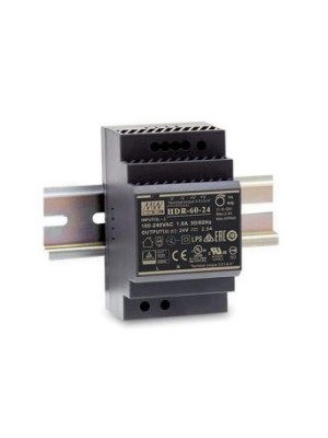 Meanwell alimentation rail DIN 230VAC vers 24VDC - 60 W Meanwell alimentation rail DIN 230VAC vers 24VDC - 60 W