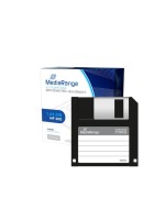 Mediarange Disketten 3.5, 1.44 MB, formatiert, 10er Pack, schwarz
