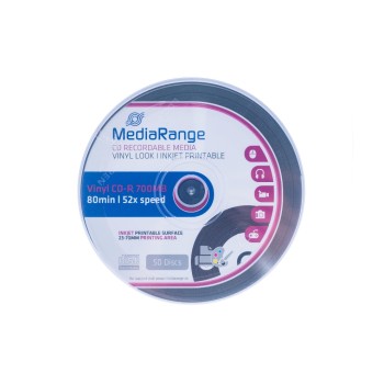 Mediarange CD-R 52x 80Min/700MB 50-Spindel, Bis 52-fach, Vinyl Discs Mediarange CD-R 52x 80Min/700MB 50-Spindel, Bis 52-fach, Vinyl Discs