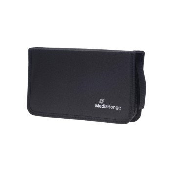 Mediarange CD-Tasche für 48 CDs, schwarz, robuster Reissverschluss, Tragschlaufe Mediarange CD-Tasche für 48 CDs, schwarz, robuster Reissverschluss, Tragschlaufe