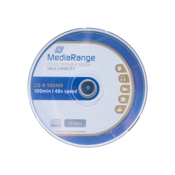 MediaRange CD-R Support 900 MB, broche (25 pièces) MediaRange CD-R Support 900 MB, broche (25 pièces)
