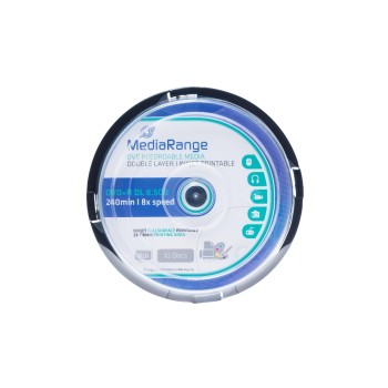 MediaRange DVD+R 8.5GB Double Layer, print, 10er Spindel, 8-fach MediaRange DVD+R 8.5GB Double Layer, print, 10er Spindel, 8-fach