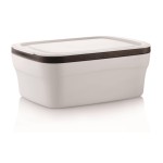 Tupperware Huche à pain Bread Smart Large 38 x 26.5 x 15.5 cm, Blanc
