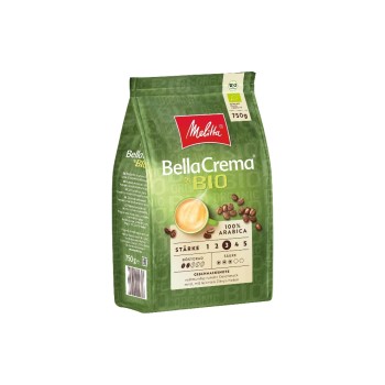 Melitta Kaffeebohnen Bella Crema Bio 750g, Packung à 750g Melitta Kaffeebohnen Bella Crema Bio 750g, Packung à 750g