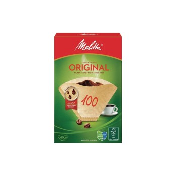 Melitta Filtres à café Melitta® 1x4®, taille 100, original 40 pièces, non blanchi Melitta Filtres à café Melitta® 1x4®, taille 100, original 40 pièces, non blanchi
