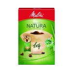 Melitta Filtertüte Natura Gr.1x 4, 80 Stück, ungebleicht/naturbraun