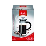 Melitta Kaffeebereiter Inox-Glas, Kapazität: 350 ml / 3 Tassen