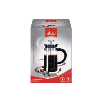 Melitta Kaffeebereiter Inox-Glas, Kapazität: 1000 ml / 6-8 Tassen Melitta Kaffeebereiter Inox-Glas, Kapazität: 1000 ml / 6-8 Tassen