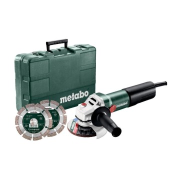 Metabo Winkelschleifer WQ 1100-125 Set, Im Koffer mit 2 Diamantscheiben Metabo Winkelschleifer WQ 1100-125 Set, Im Koffer mit 2 Diamantscheiben