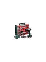 Metabo BS 18 Mobile Werkstatt, 2x2.0 Ah, SC 30, with Zubehör-Set 74tlg.