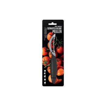 Microplane Gourmet Profi - Schäler black, gezahnt, Kunststoffgriff 18,5x3cm Microplane Gourmet Profi - Schäler black, gezahnt, Kunststoffgriff 18,5x3cm