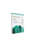 Microsoft 365 Family 6 User, Box, Miete, Jahreslizenz, italian
