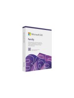 Microsoft 365 Family 6 User, Box, Miete, Jahreslizenz, italian