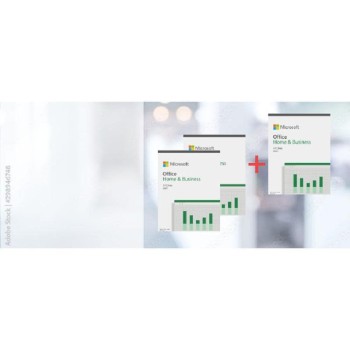 Microsoft Office Home & Business 2024 3:2, Product Key Card, Vollversion, französisch