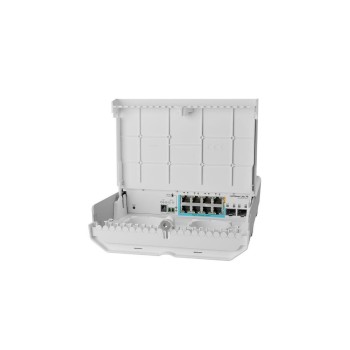 MikroTik CSS610-1GI-7R-2S+OUT 10Port Switch, Outdoor Switch, 8xGE, 2xSFP+ MikroTik CSS610-1GI-7R-2S+OUT 10Port Switch, Outdoor Switch, 8xGE, 2xSFP+