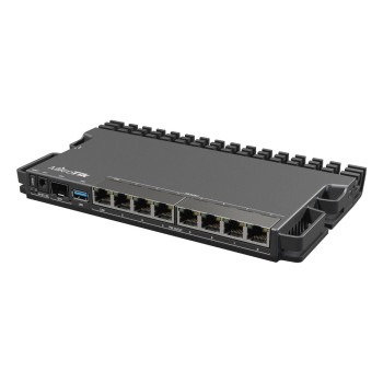 MikroTik RB5009UPr+S+IN: 9 Port Router, 7x1GE 1x2.5GE, 1x SFP+, 8x POE+ 130W Budget