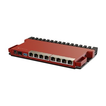 MikroTik L009UIGS-RM: 10 Port Router, 8xGE, 1x2.5GE, SFP, 2x800Mhz, 51MB, 19Rack