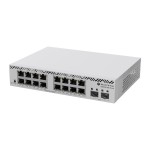 MikroTik CSS318-16G-2S+IN, L3 Smart Switch, 16x1Gbps, 2xSFP+, Desktop, 10/19Rack