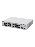 MikroTik CSS318-16G-2S+IN,  L3 Smart Switch, 16x1Gbps, 2xSFP+, Desktop, 10/19Rack