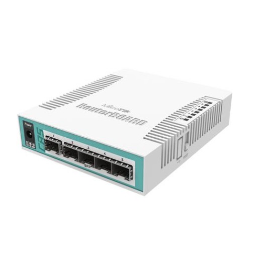 MikroTik CRS106-1C-5S: L3 Switch, 1x 1Gbps, 6xSFP, Desktop, OS-Level5