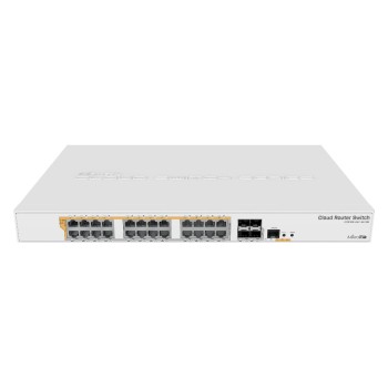 MikroTik CRS328-24P-4S+RM: Smart PoE Switch, 24x1Gbps, 4xSFP+, 19 MikroTik CRS328-24P-4S+RM: Smart PoE Switch, 24x1Gbps, 4xSFP+, 19