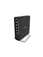 MikroTik HAP AC2, 867 & 300Mbps WLAN Router, 5x GE LAN, USB, OS4 Lizenz, Tower Design