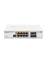 MikroTik CRS112-8P-4S-IN: L3 Switch, 8x1Gbps (PoE Optional),4xSFP, Desktop,OS L5
