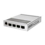 MikroTik CRS305-1G-4S+IN: L3 Smart Switch, 4xSFP+ 10Gbps, 1x 1Gbps RJ-45, OS L5, 2x NT