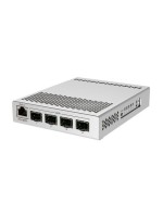 MikroTik CRS305-1G-4S+IN: L3 Smart Switch, 4xSFP+ 10Gbps, 1x 1Gbps RJ-45, OS L5, 2x NT