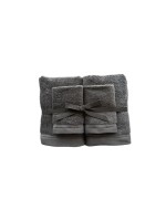Mimo Set de linge éponge 6 pièces Anthracite