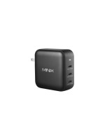 Minix NEO P140, 3-Port GaN Fast Charger, 3x USB-C 3.0, 140W max.