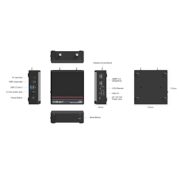 Minix NEO Z300-0dB, 512 GB. 3.8GZ, Mini PC, 16GB Ram, Windows 11 Pro