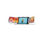 Mobile Pixels Trio Max (Tri-Screen) 14.1'', Dual-Screen for Laptop Monitore 15-17.3''