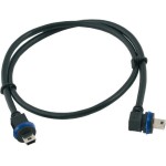 Mobotix MiniUSB cable 5m, MiniUSB gerade > MiniUSB gewinkelt 5m