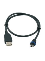 Mobotix Kabel MiniUSB/USB Kabel 0.5m, Kabel MiniUSB gerade > USB-A 0.5m