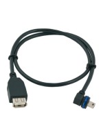 Mobotix Kabel MiniUSB/USB Kabel 0.5m, Kabel MiniUSB gewinkelt > USB-A