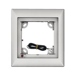 Mobotix Cadre de montage MX-OPT-Frame-1-EXT-SV pour T24/T25, argent