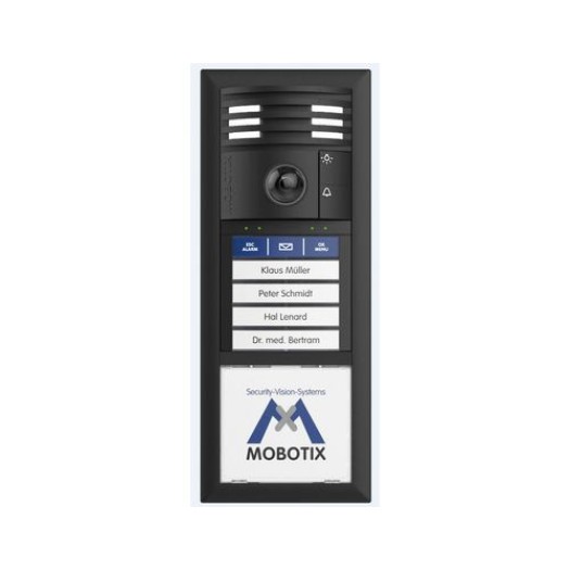 Mobotix Cadre de montage MX-OPT-Frame-3-EXT-BL Cadre 3 places pour T25, noir