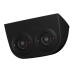 Mobotix Halterung MX-FLEX-OPT-DM-BL, DualMount für zwei Sensormodule, schwarz