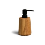 Möve Seifenspender Oak, Eichenholz, 250 ml, 8x8x16 cm
