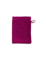 Möve Waschhandschuh Bliss Perlstruktur, 100% Baumwolle, 15x20cm, Berry