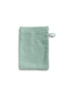 Möve Waschhandschuh Bliss Perlstruktur, 100% Baumwolle, 15x20cm, Reed Green