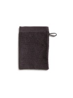 Möve Waschhandschuh Bliss Perlstruktur, 100% Baumwolle, 15x20cm, Graphite