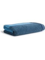 Möve Serviette de douche Shapes Mesh Light et Dark 67 x 140 cm, Steel Blue