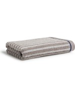 Möve Serviette de douche Formes géométriques Mesh Stripes 67 x 140 cm, Ginger