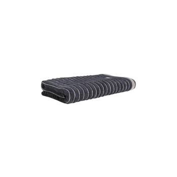 Möve Duschtuch Wellness Uni Welle, 80 x 150, Dark Grey