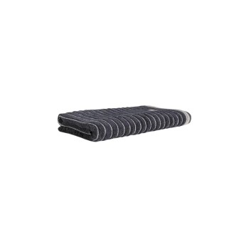 Möve Saunatuch Wellness Uni Welle, 80 x 200, Dark Grey