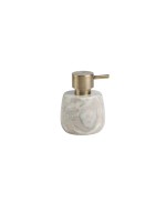 Möve Distributeur de savon Marbre Noble Marble 125 ml, Cashmere